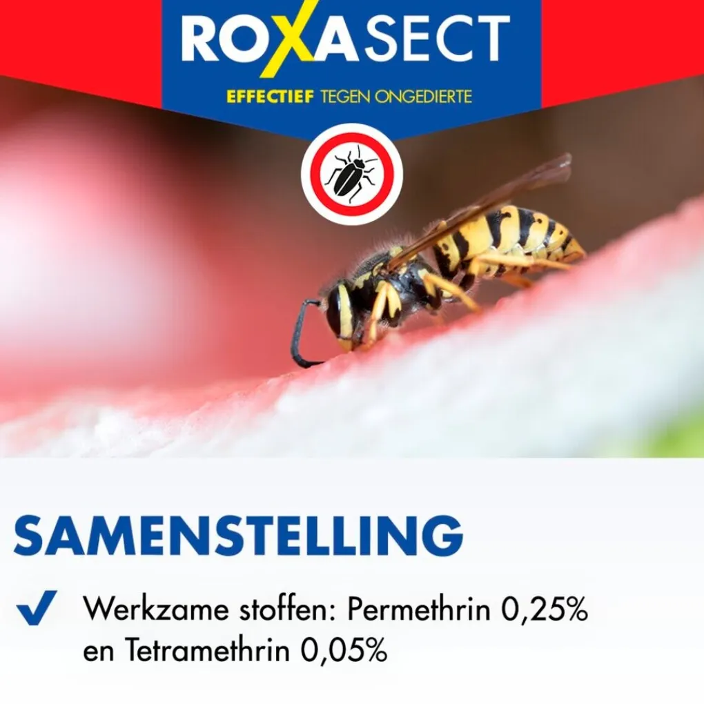 Roxasect Insectenbestrijding>Spuitbus tegen Kruipende Insecten en Wespen