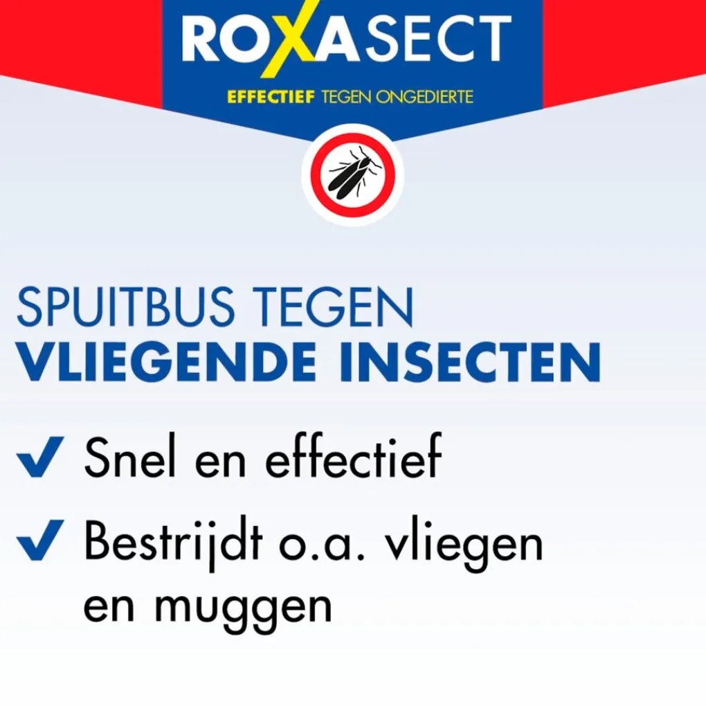 Roxasect Insectenbestrijding>Spuitbus tegen Vliegende Insecten