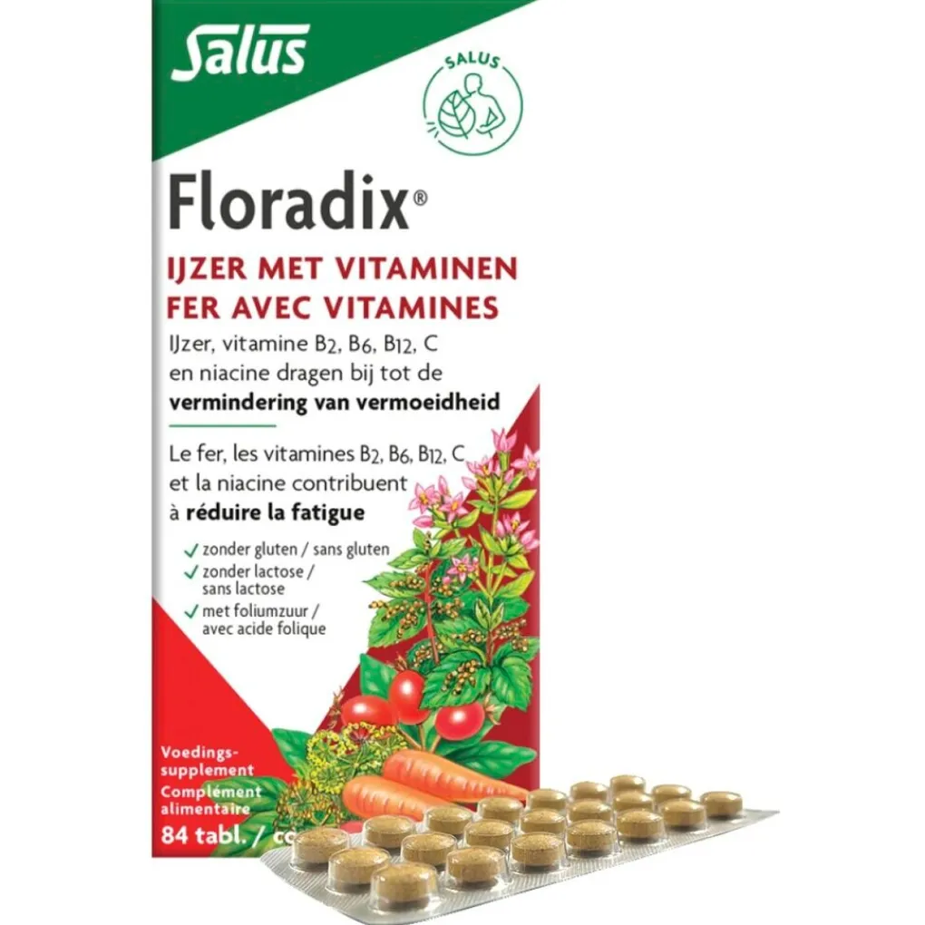 Floradix Mineralen>Salus Ijzer Tabletten