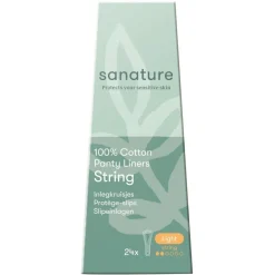 Sanature Inlegkruisjes>100% Katoenen String Inlegkruisjes