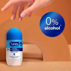 Sanex Deoroller>Derma Care+ Extra Control 72h Antitranspirant Deodorant Roller