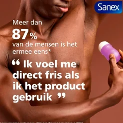 Sanex Deoroller>Derma Care+ Invisible 72h Antitranspirant Deodorant Roller