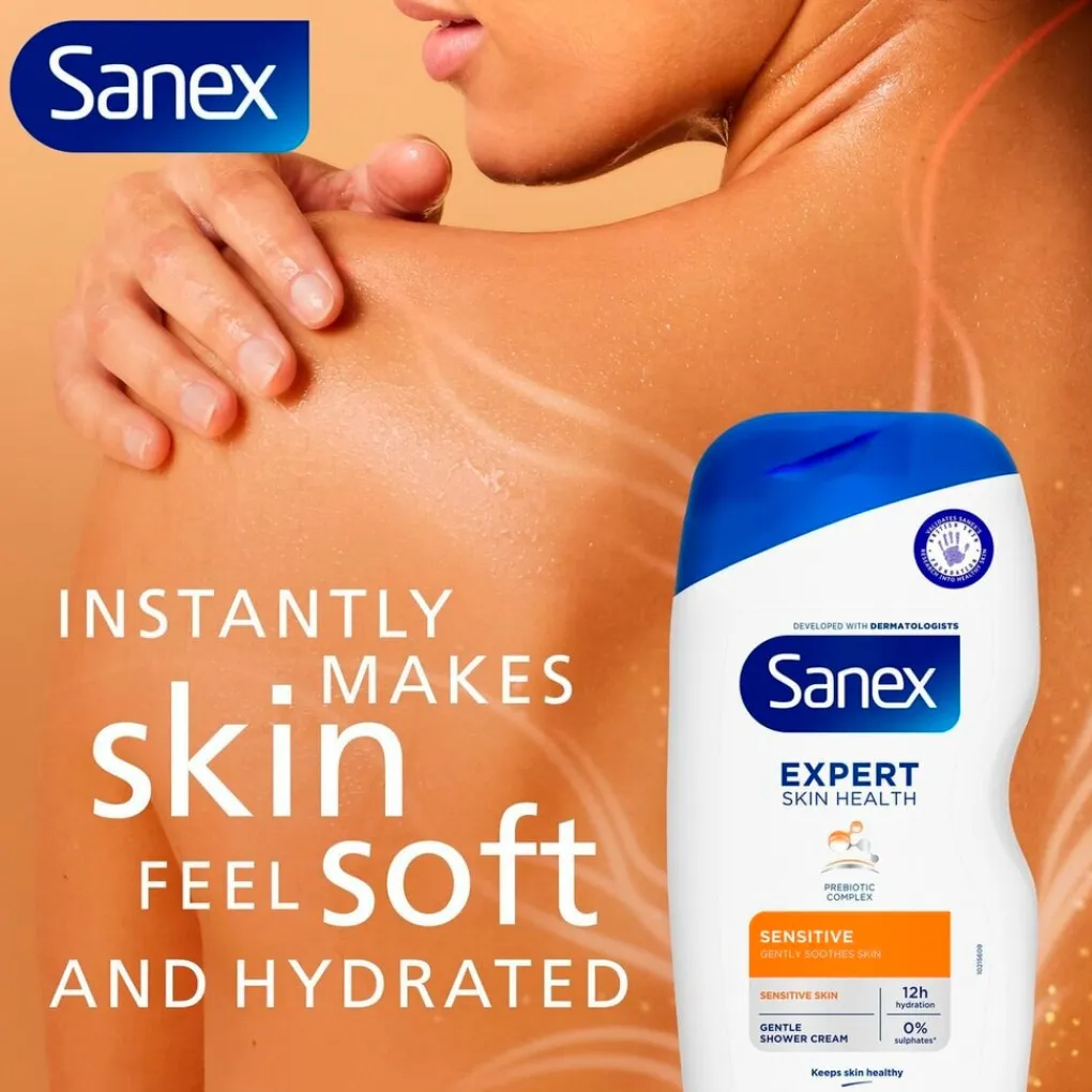 Sanex Douchecrème>Expert Skin Health Sensitive Douchecrème