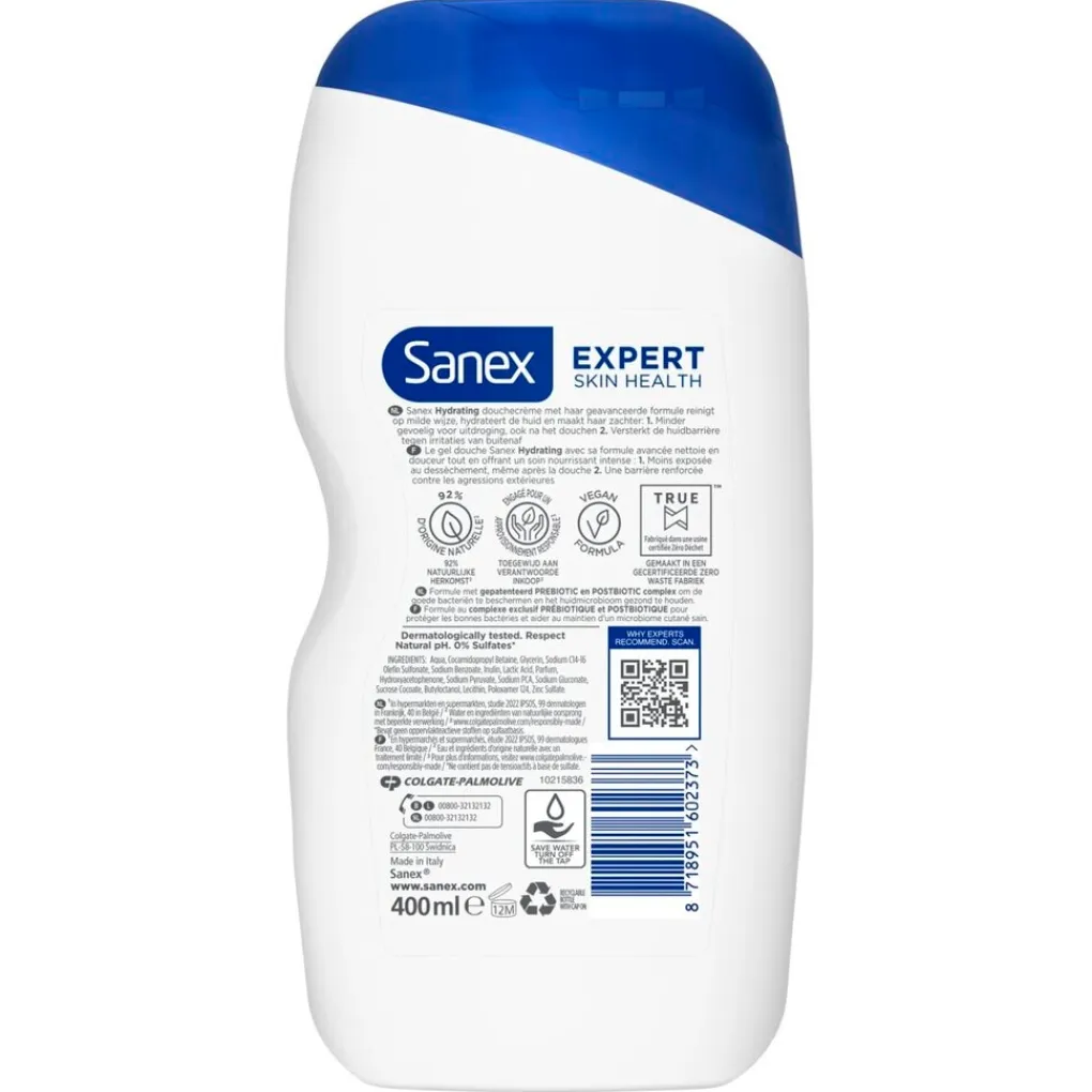 Sanex Douchegel>Expert Skin Health Hydrating Douchegel