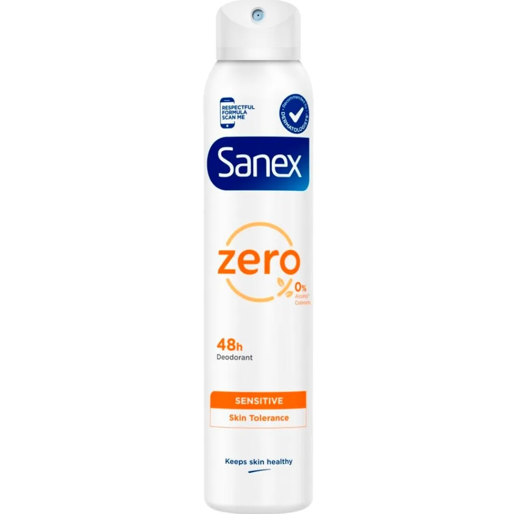 Sanex Deospray>Zero% Sensitive 48H Deodorant Spray