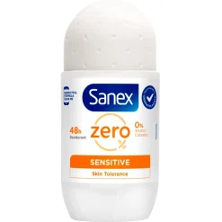 Sanex Deoroller>Zero% Sensitive 48H Deodorant Roller