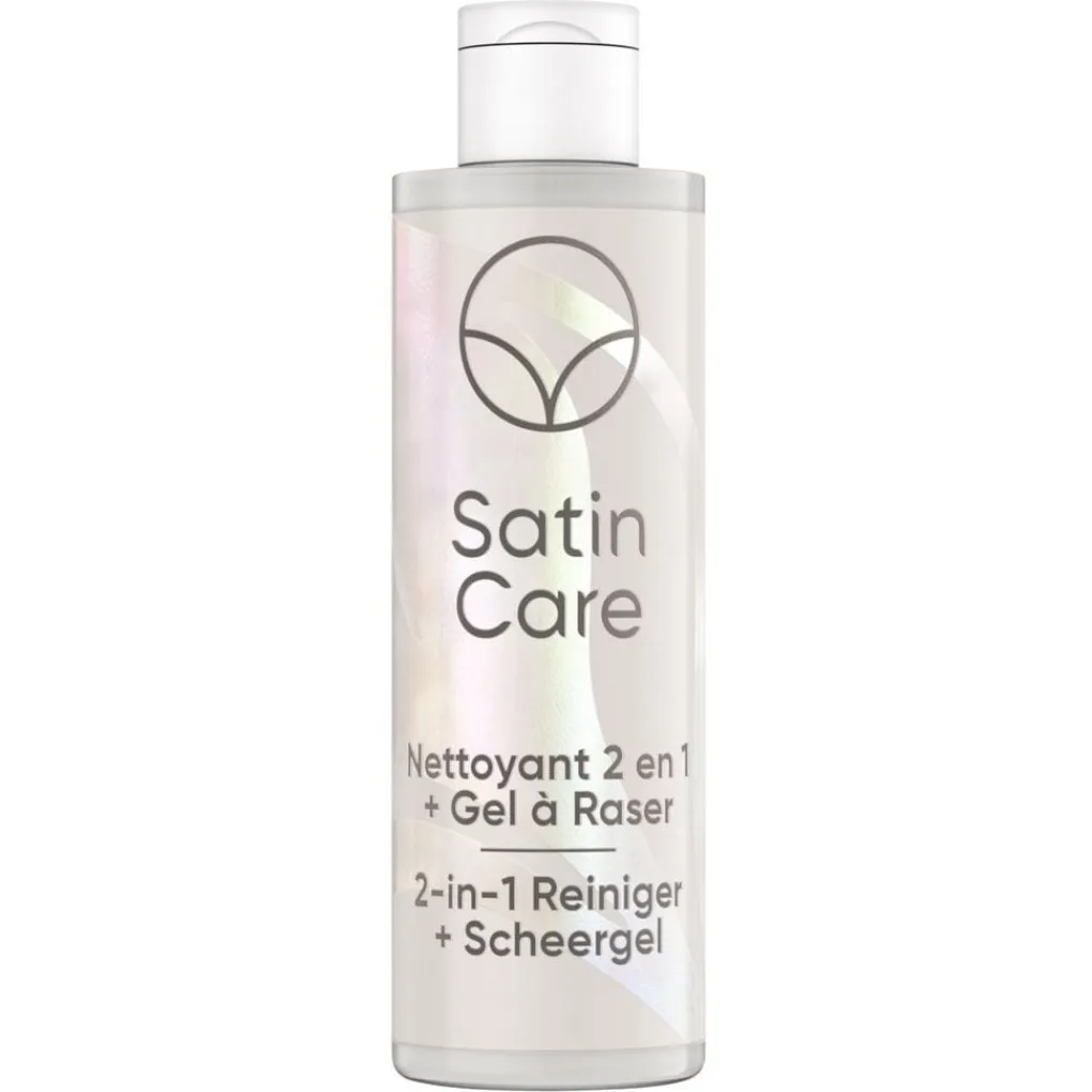 Heren Satin Care Scheerschuim En Scheergel>Huid & Schaamhaar 2-In-1 Reiniger en Scheergel