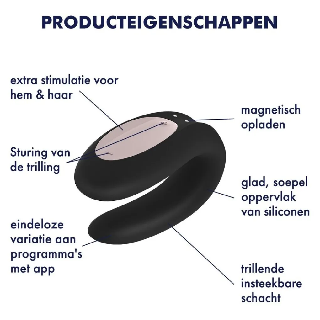 Satisfyer Seksspeeltjes>Double Joy Partner Vibrator