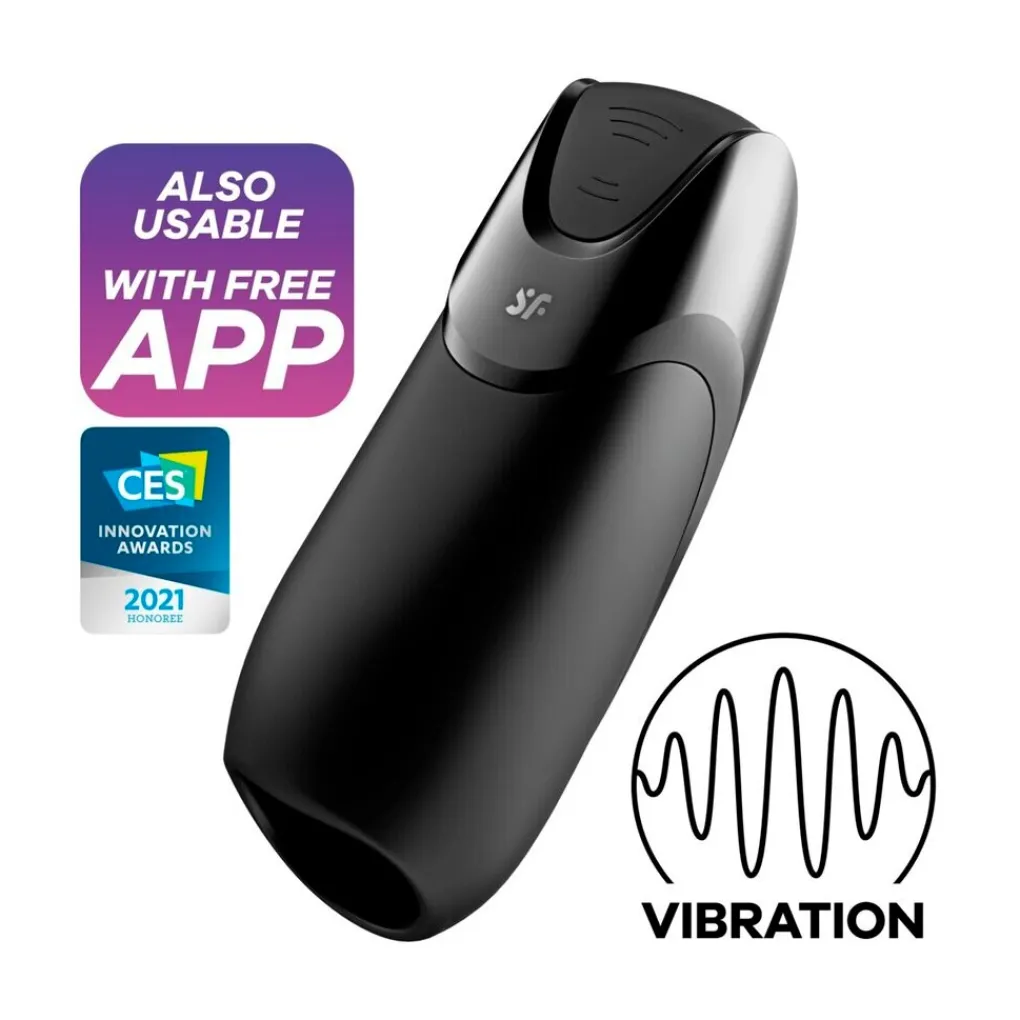 Satisfyer Seksspeeltjes>Men Vibration+ Connect App Vibrator