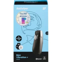Satisfyer Seksspeeltjes>Men Vibration+ Connect App Vibrator