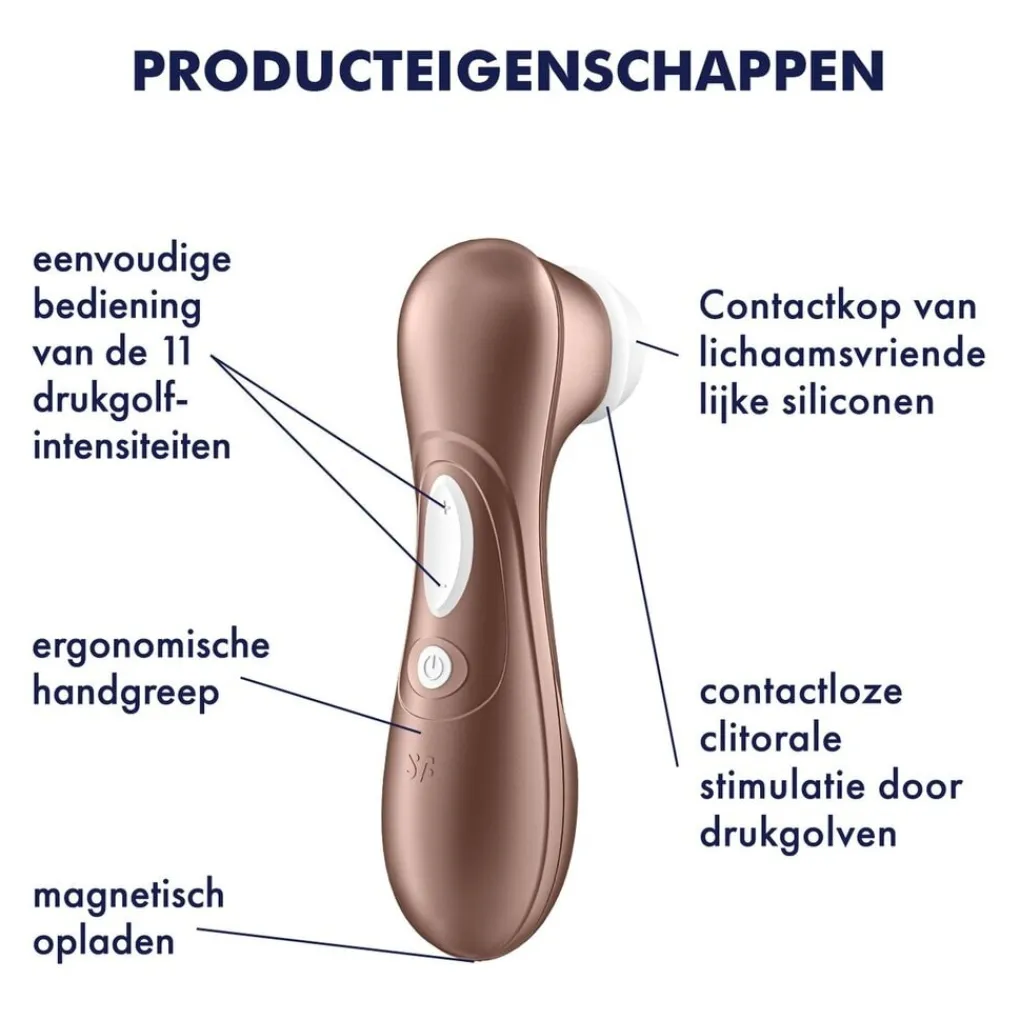 Satisfyer Seksspeeltjes>Pro 2 Air Pulse Stimulator Vibrator