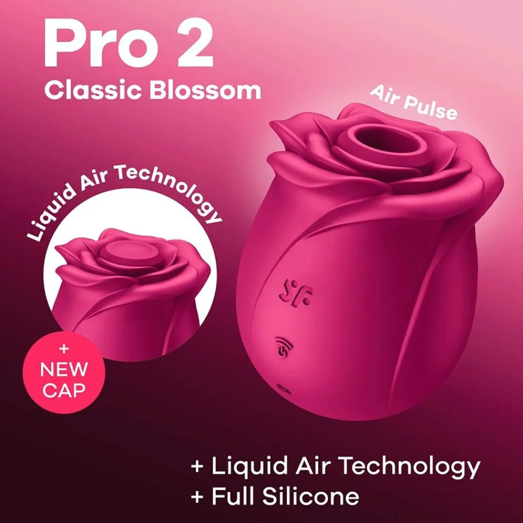 Satisfyer Seksspeeltjes>Pro 2 Classic Blossom Air Pulse Vibrator