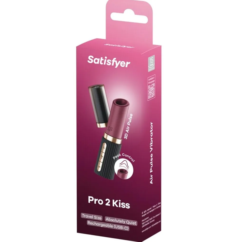 Satisfyer Seksspeeltjes>Pro 2 Kiss Air Pulse Vibrator