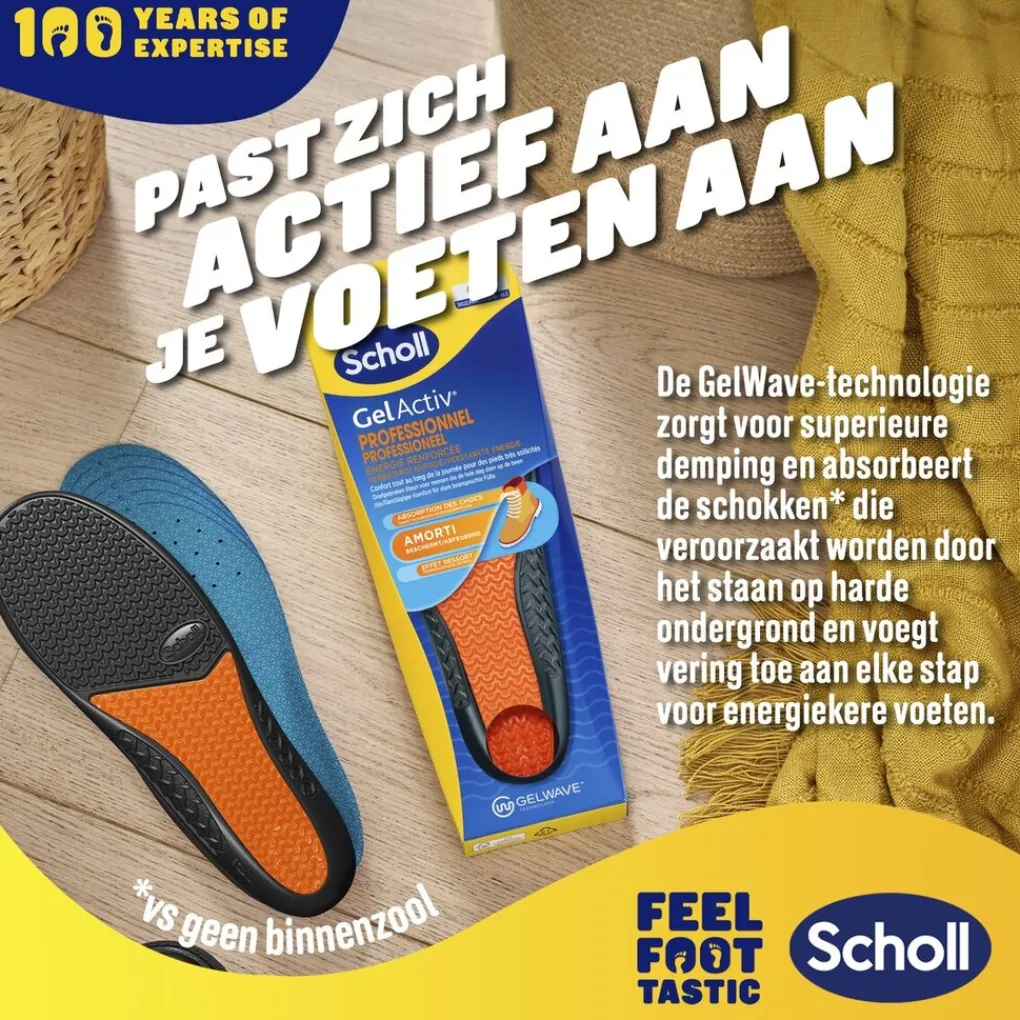 Dr. Scholl's Inlegzolen>Scholl Gel Activ Professioneel Inlegzolen