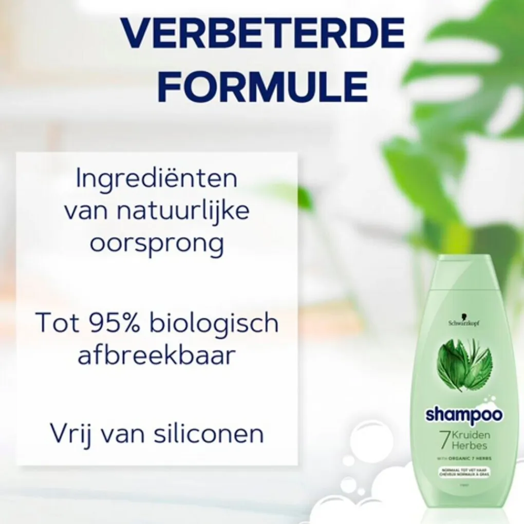 Schwarzkopf Shampoo>7 Kruiden Shampoo