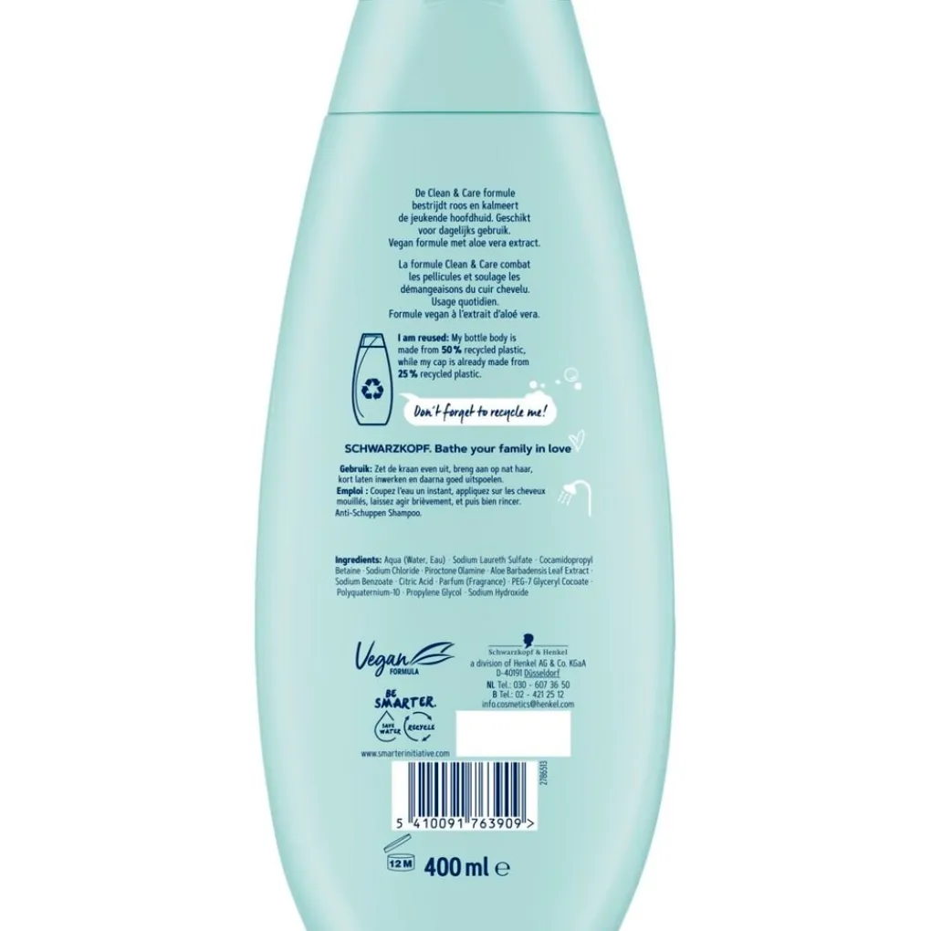 Schwarzkopf Shampoo>Antiroos Shampoo