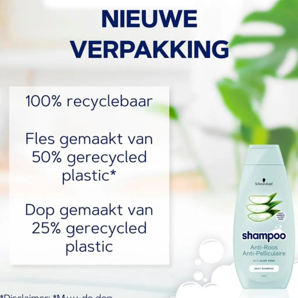 Schwarzkopf Shampoo>Antiroos Shampoo