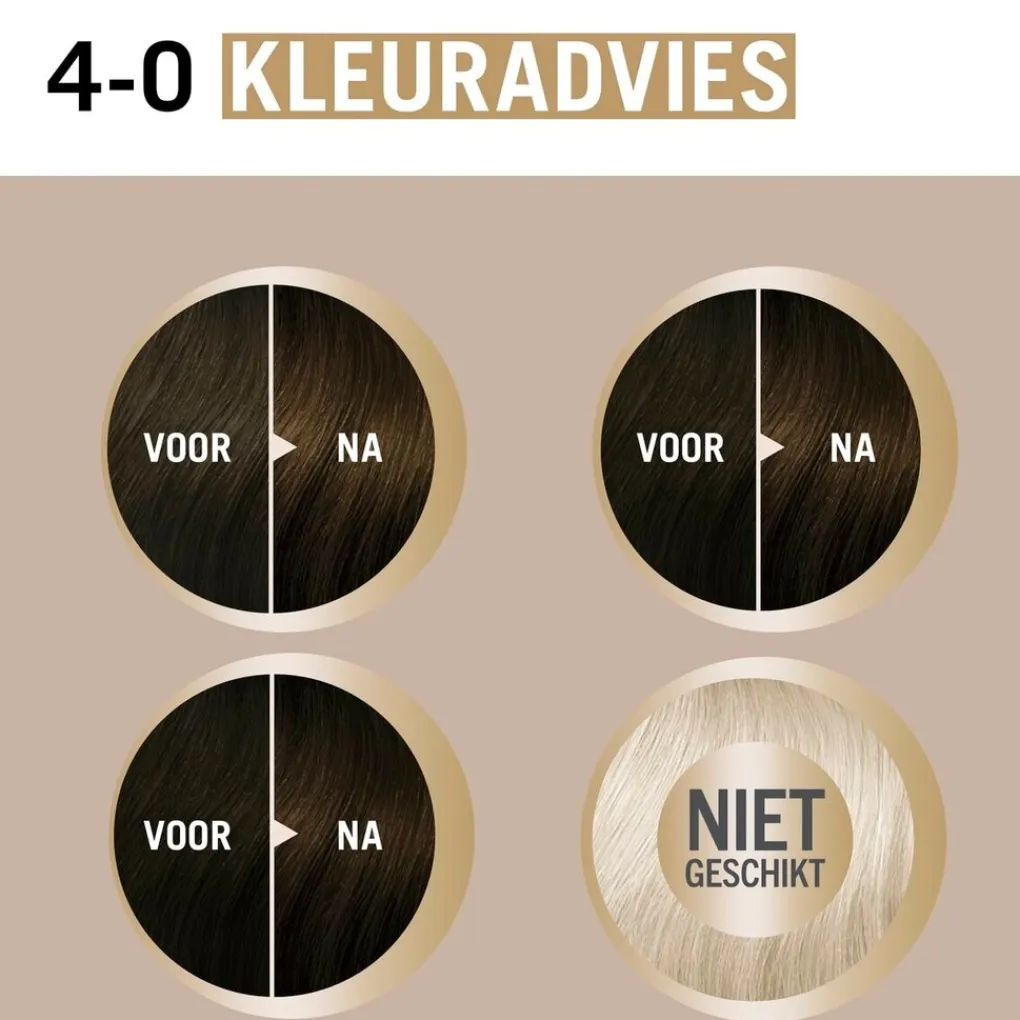 Schwarzkopf creme supreme Haarverf>4-0 Natuurlijk Donkerbruin Verzorgende Crèmekleuring