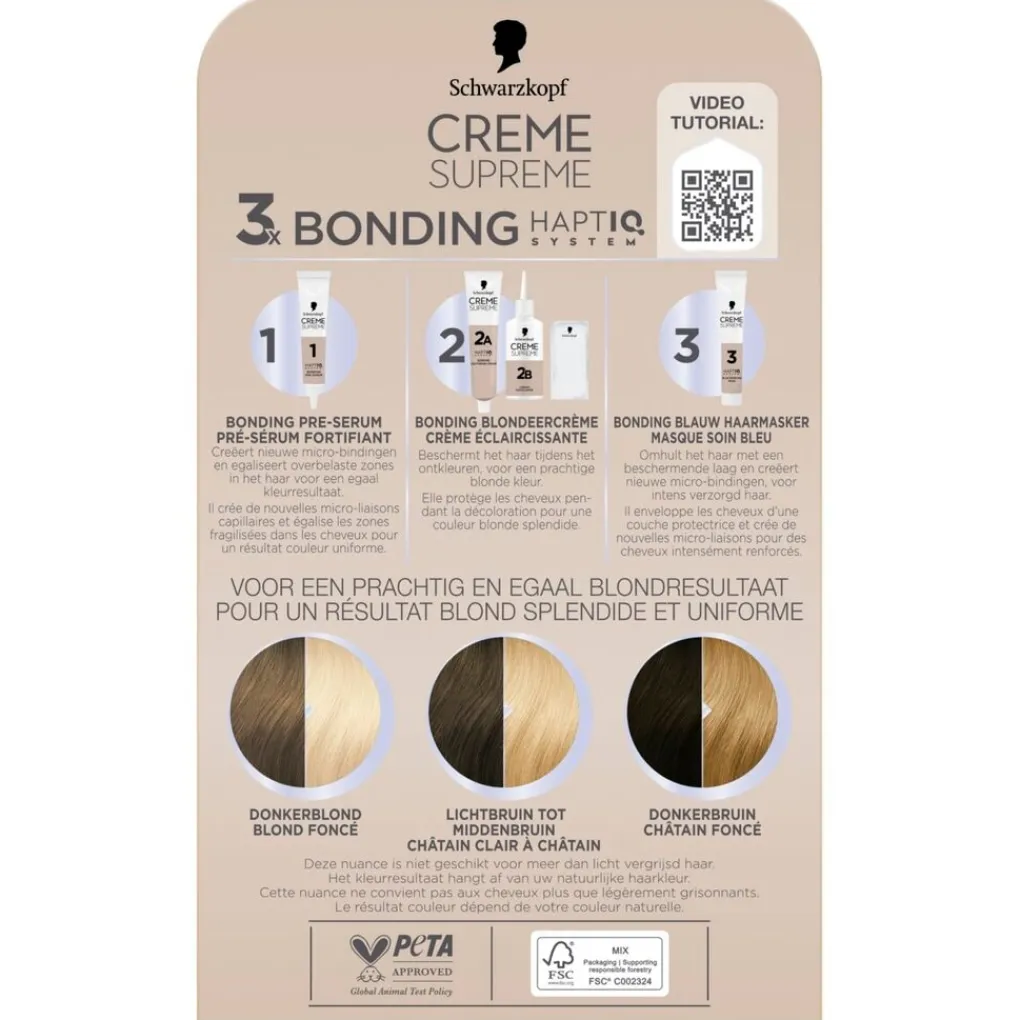 Schwarzkopf creme supreme Haarverf>L1++ Verzorgende Lightener