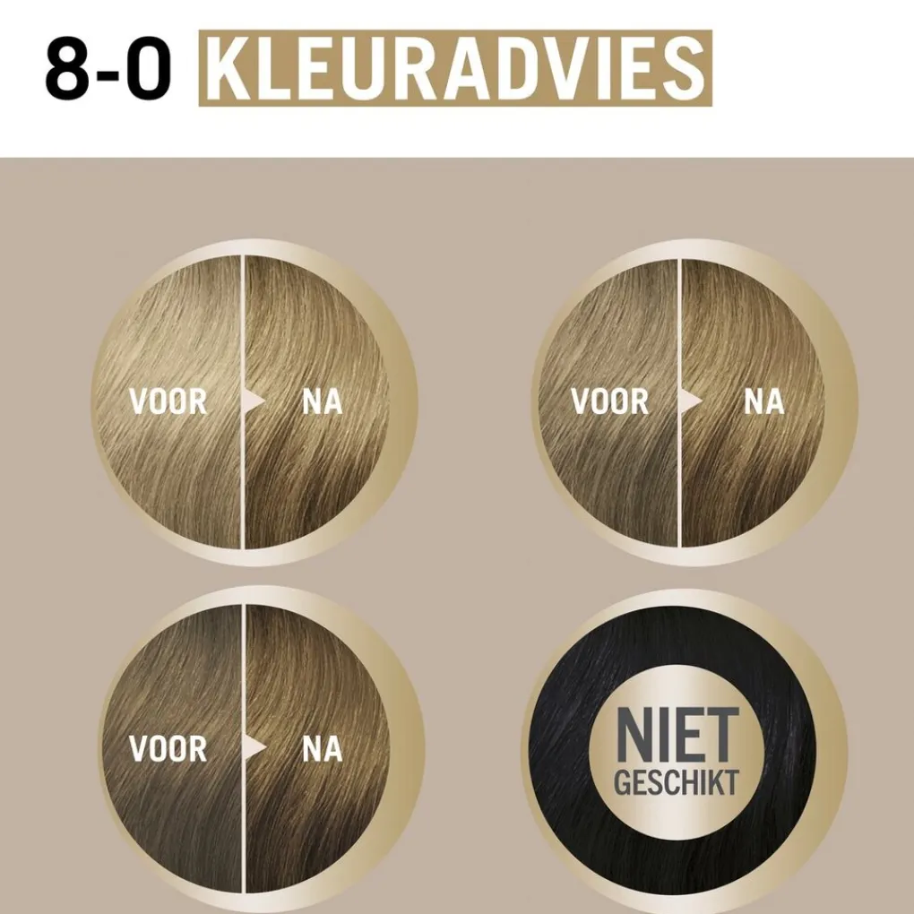 Schwarzkopf creme supreme Haarverf>8-0 Natuurlijk Blond Verzorgende Crèmekleuring