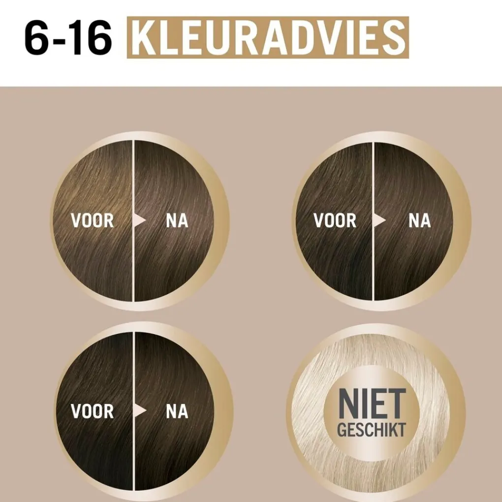 Schwarzkopf creme supreme Haarverf>6-16 Cool Licht Asbruin Verzorgende Crèmekleuring