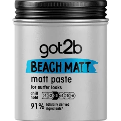 Got2B Haarpasta>Schwarzkopf Beach Matt Surfer Look Styling Paste