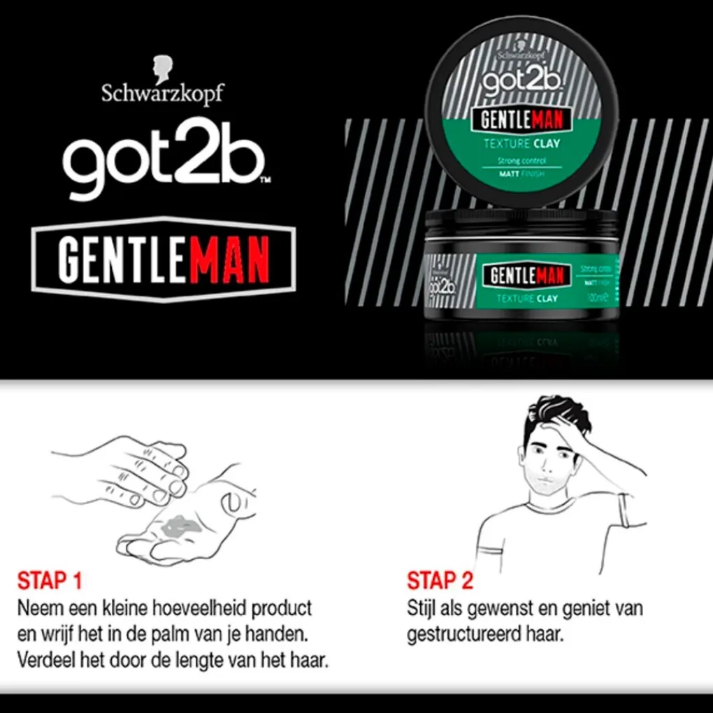 Got2B Haarklei>Schwarzkopf Gentleman Texture Clay