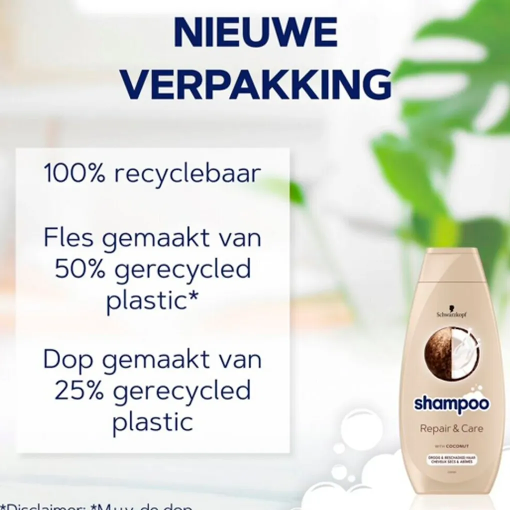 Schwarzkopf Shampoo>Repair & Care Shampoo