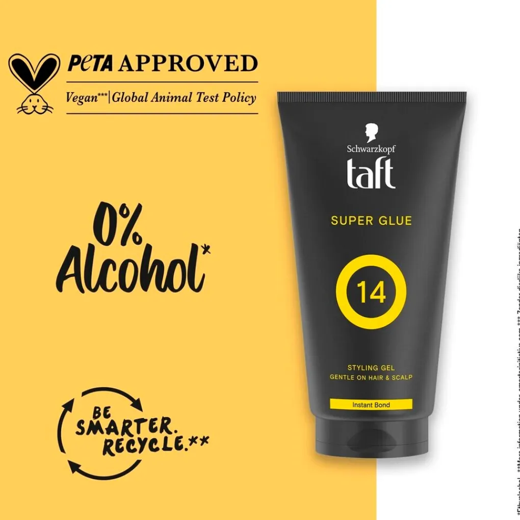 Taft Haargel>Schwarzkopf Super Glue Level 14 Haargel Tube