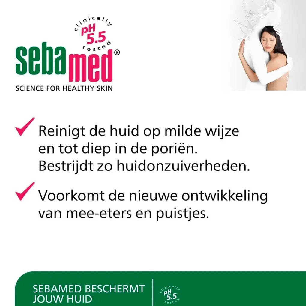 Sebamed Gezichtsreiniging>Clear Face Antibacterial Cleansing Foam