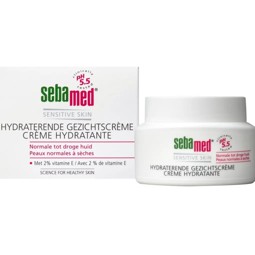 Sebamed Dagcreme>Sensitive Skin Hydraterende Gezichtscrème