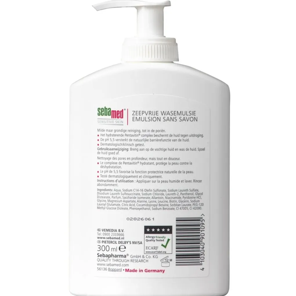Sebamed Handzeep|Douchecrème>Zeepvrije Wasemulsie