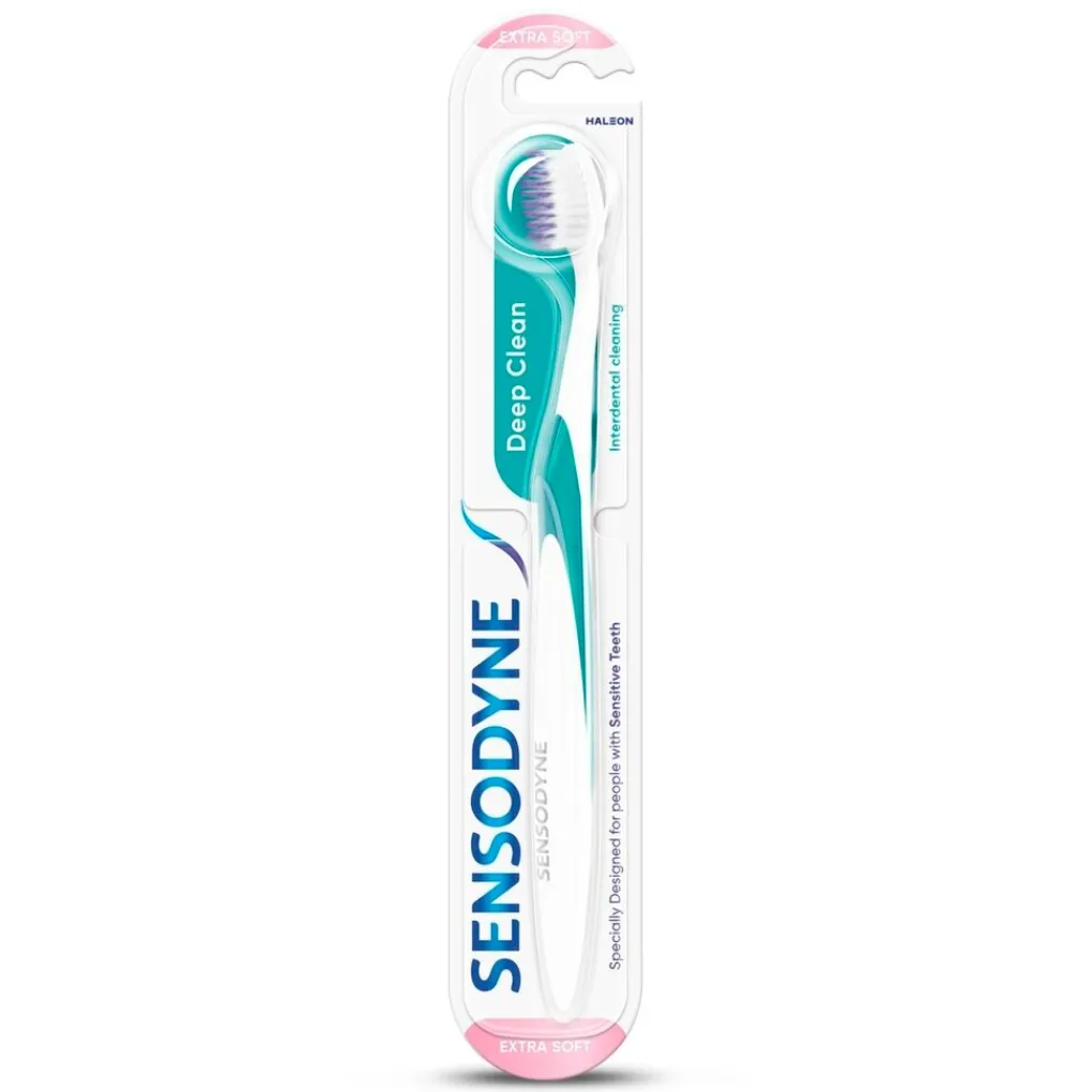 Sensodyne Tandenborstels>Deep Clean Extra Soft Tandenborstel voor Gevoelige Tanden