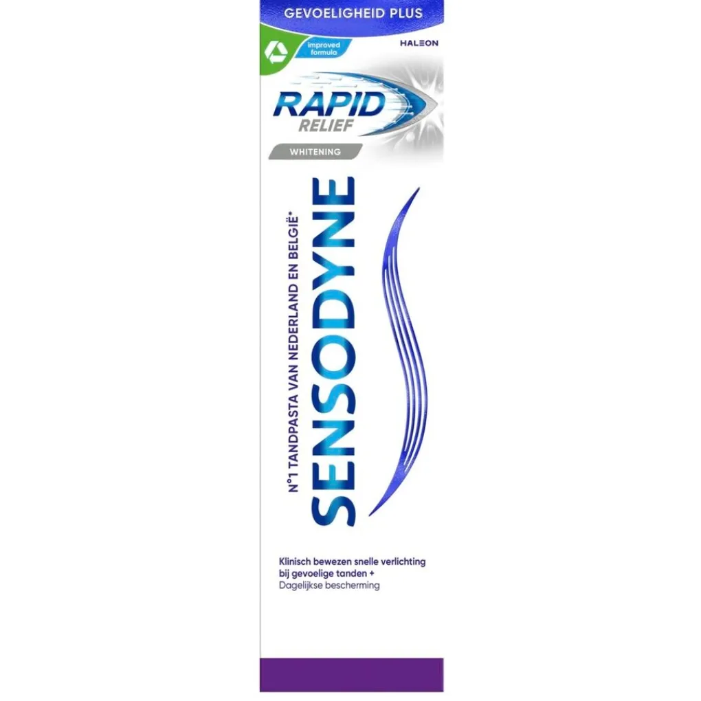 Sensodyne Tandpasta>Rapid Relief Whitening Tandpasta