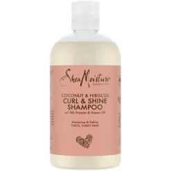 SheaMoisture Shampoo>Coconut & Hibiscus Curl & Shine Shampoo