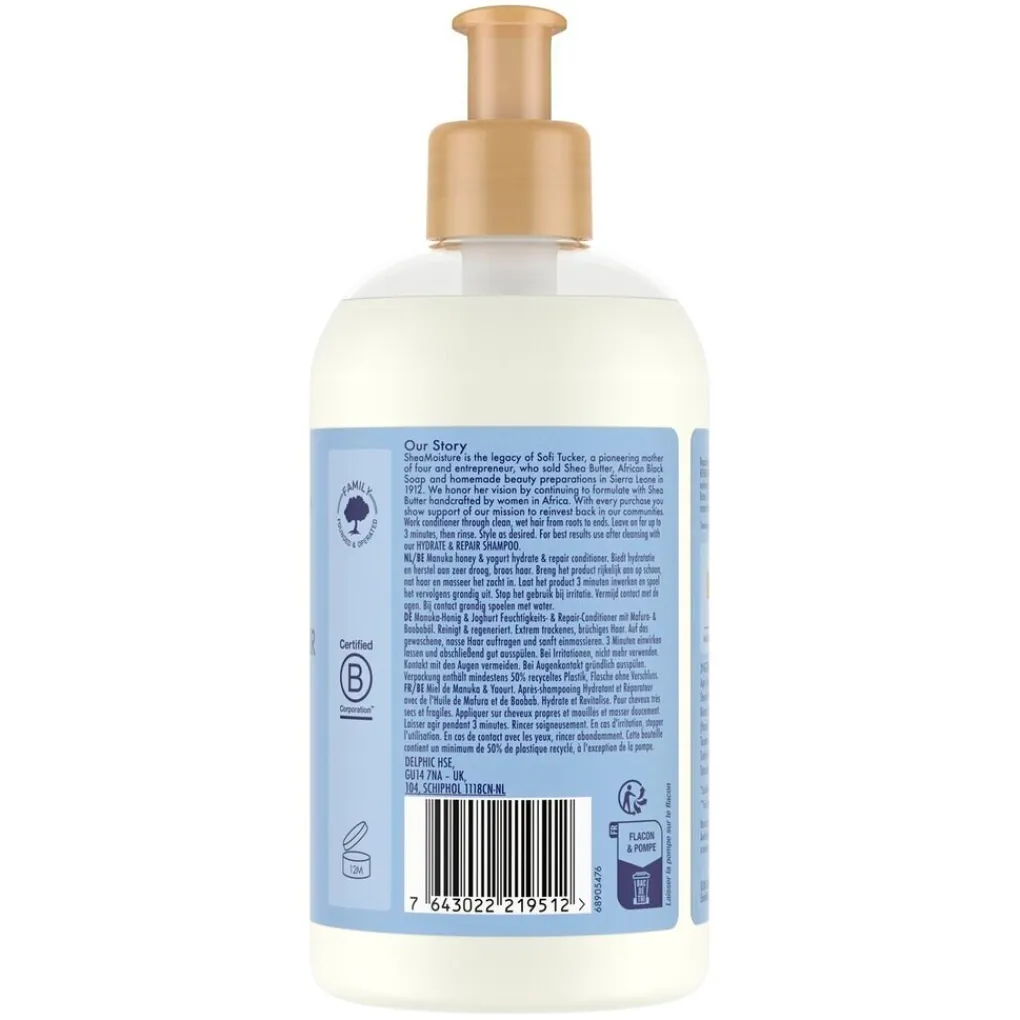 SheaMoisture Conditioner>Hydrate & Repair Manuka Honey & Yoghurt Conditioner