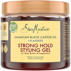 SheaMoisture Haargel>Jamaican Black Castor Oil + Flaxseed Strong Hold Styling Gel
