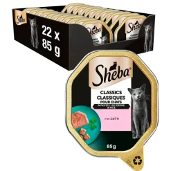 Sheba Diervoeding>Classics Terrine-Paté met Zalm Kattenvoer