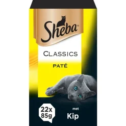 Sheba Diervoeding>Paté met Kip Nat Kattenvoer