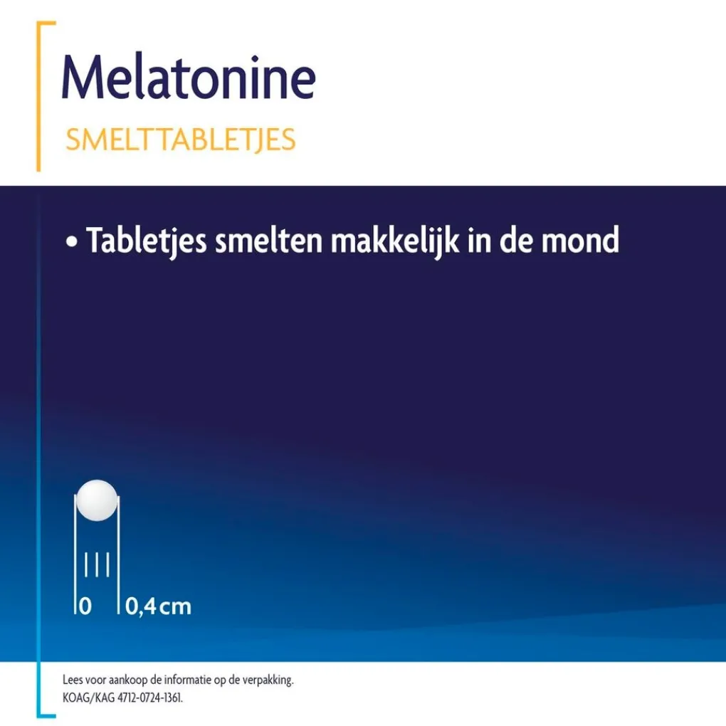 Shiepz Melatonine>Melatonine Original 0,1mg Smelttabletten