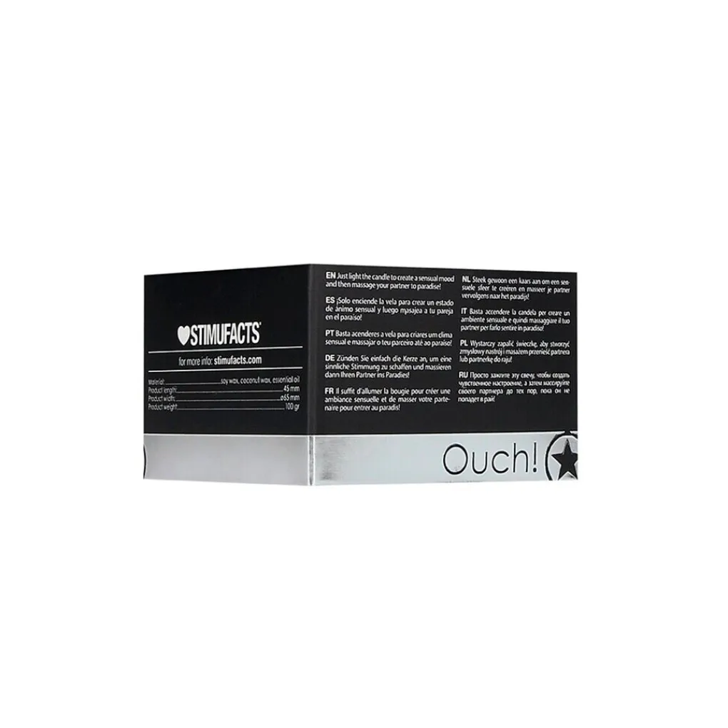 Shots Toys Glijmiddelen En Massagegels>Ouch! Pheramone Scented Massagekaars