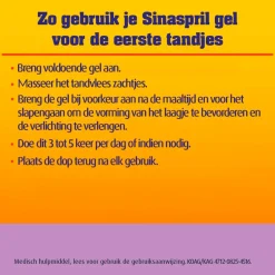 Sinaspril Oor En Mond>Gel Voor Eerste Tandjes