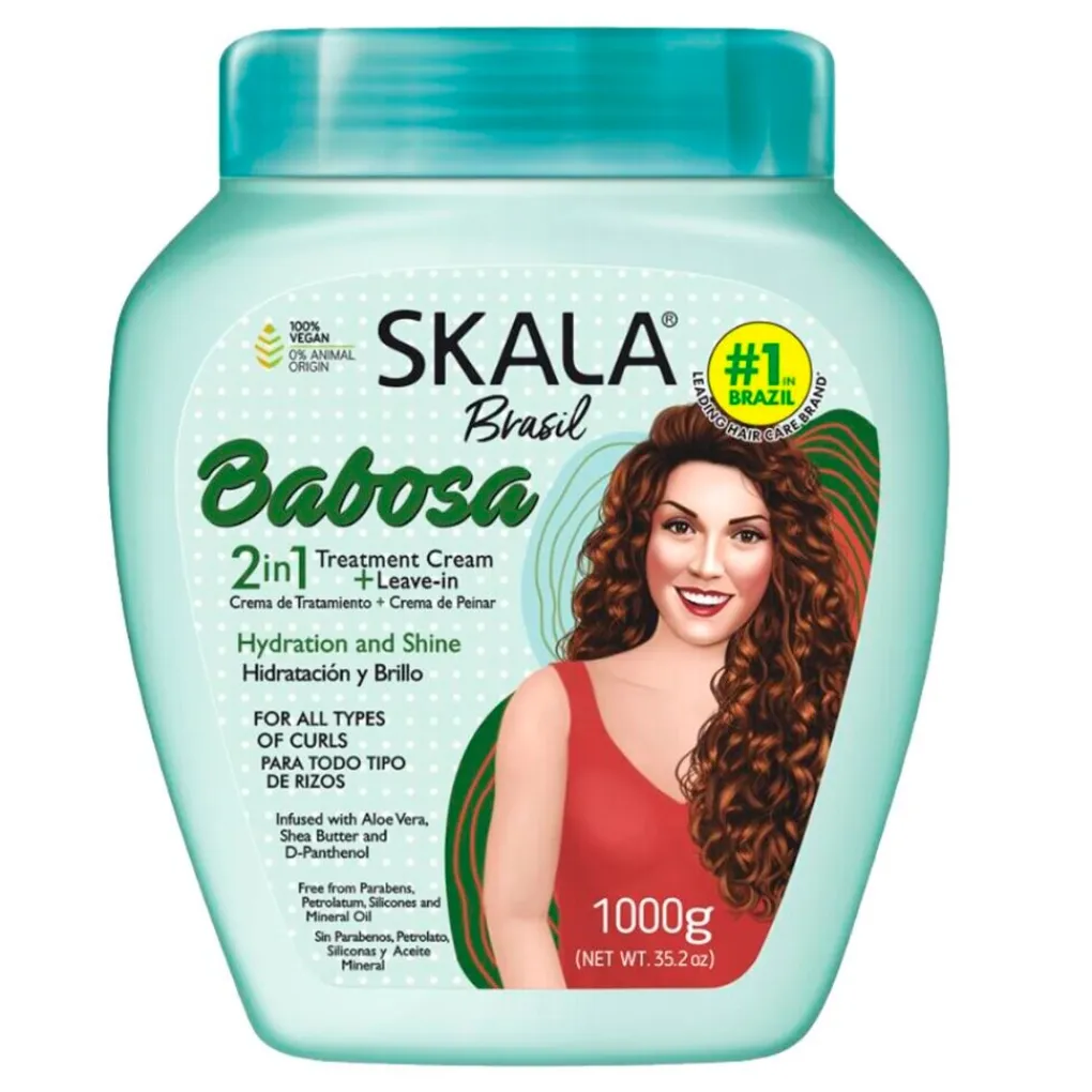 SKALA Haartreatment|Krullenverzorging>Brasil Babosa 2-in-1 Treatment Cream & Leave-In