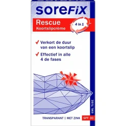 Sorefix Oor En Mond>Rescue Koortslipcrème