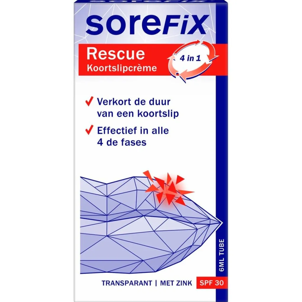 Sorefix Oor En Mond>Rescue Koortslipcrème