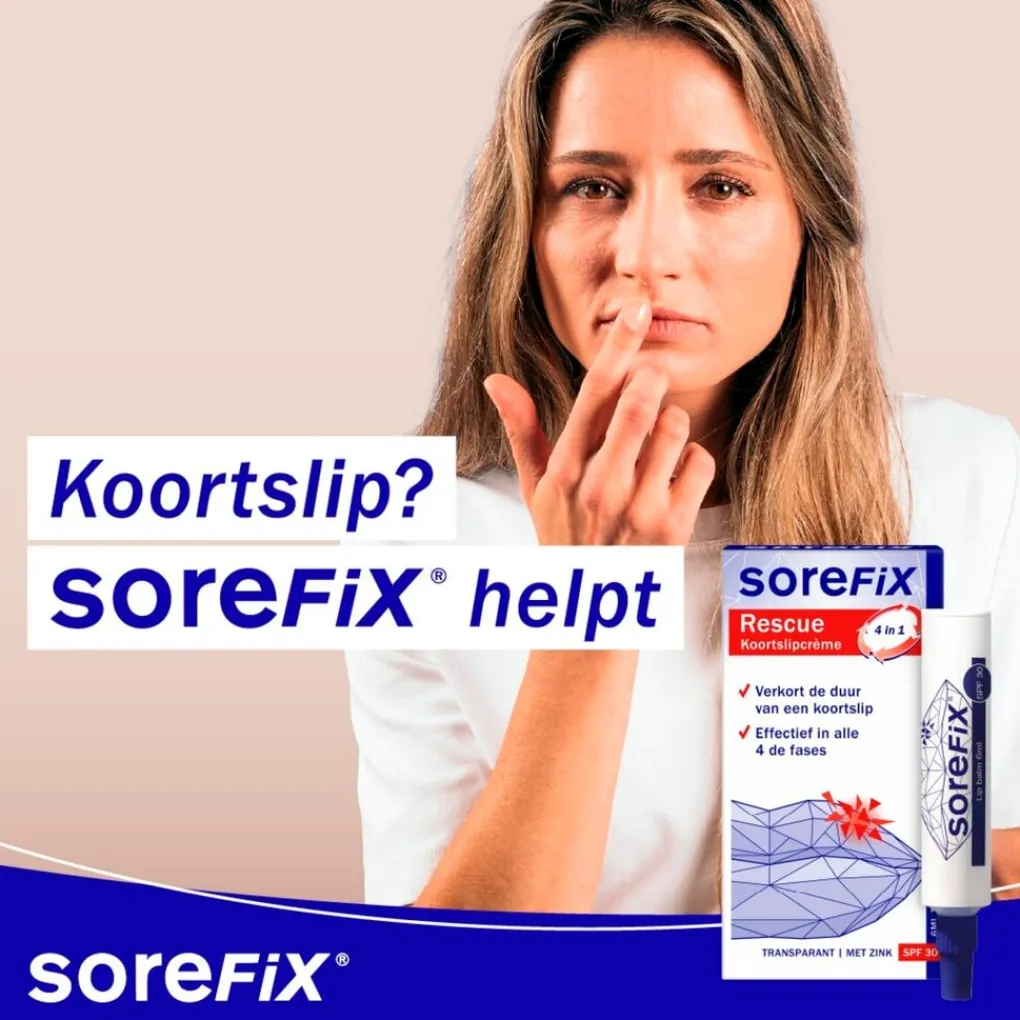Sorefix Oor En Mond>Rescue Koortslipcrème