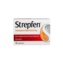 Strepfen Luchtwegen>Sinaasappel Suikervrij Zuigtabletten