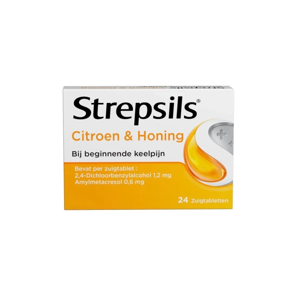 Strepsils Luchtwegen>Citroen + Honing Zuigtabletten