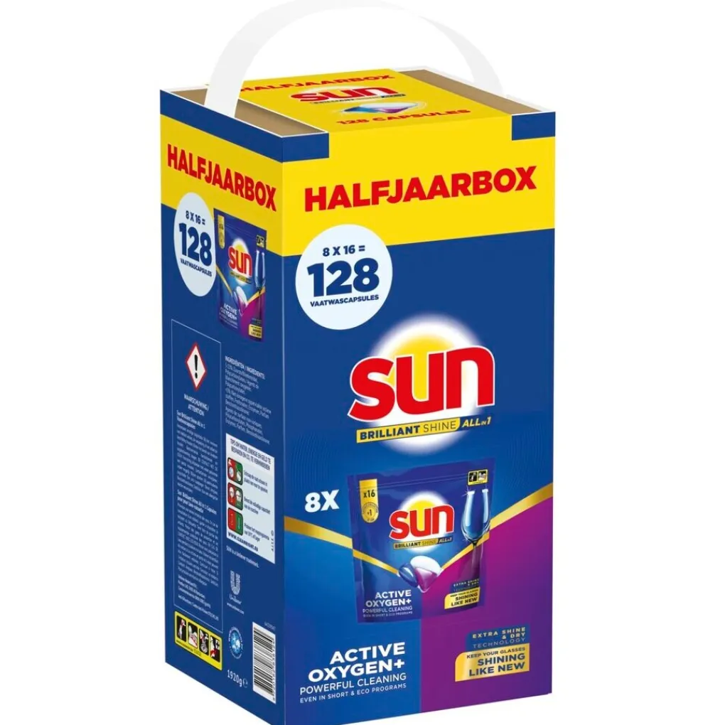 Sun Vaatwastabletten>Brilliant Shine All-In-One Vaatwastabletten