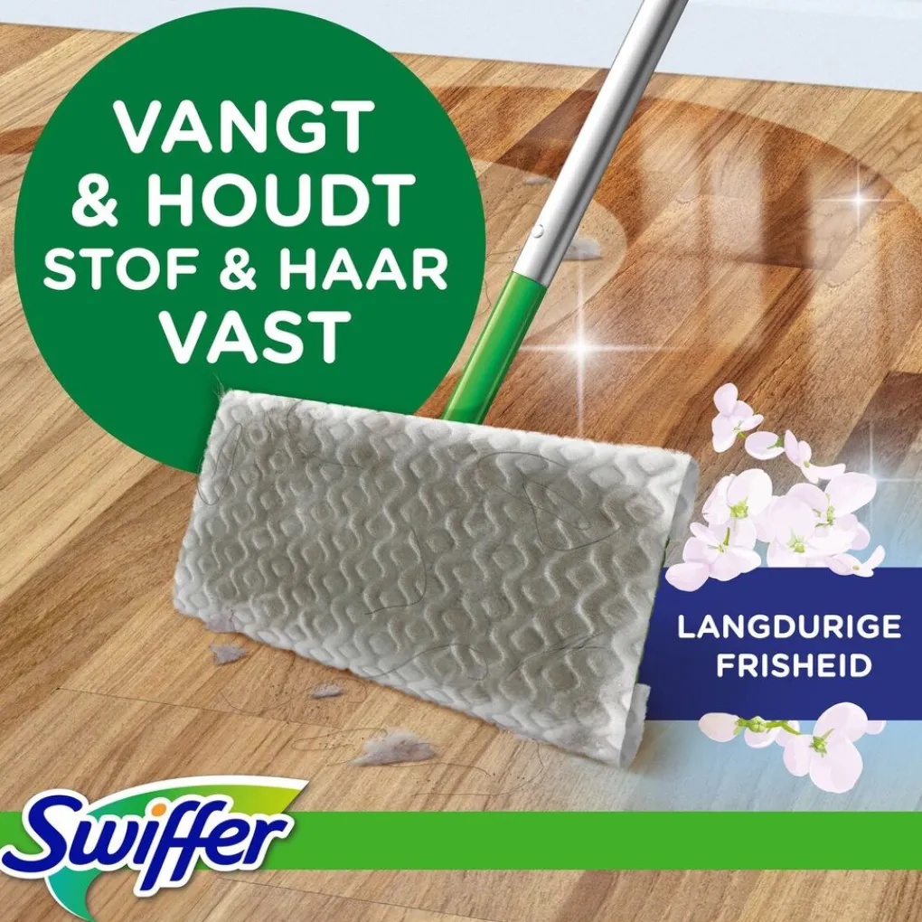 Swiffer Dweilen En Vloerwissers>Vloerreiniger Dry & Wet Starterskit